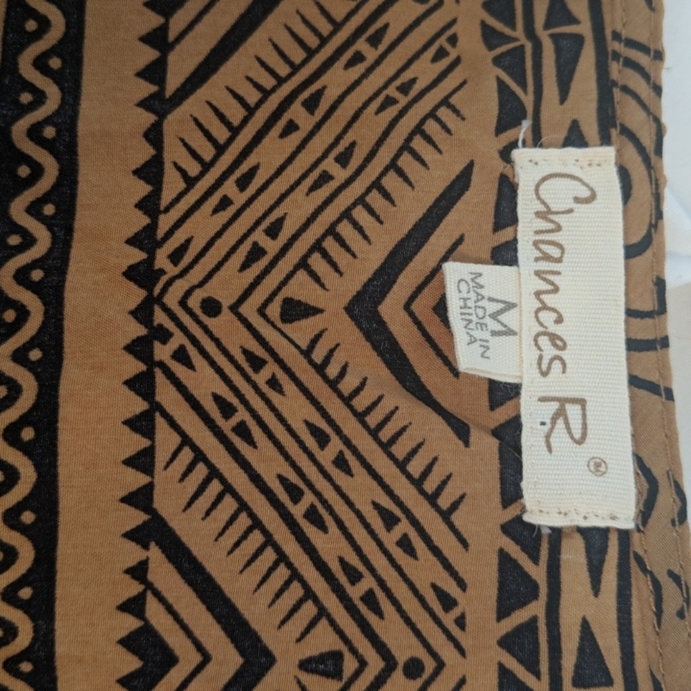 Tribal pattern dress